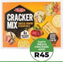 1UP Tasty treats crackers offer