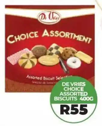 1UP De vries choice assorted biscuits offer