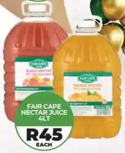 1UP Fair cape nectar juice offer