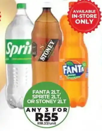 1UP Fanta, sprite, or stoney offer