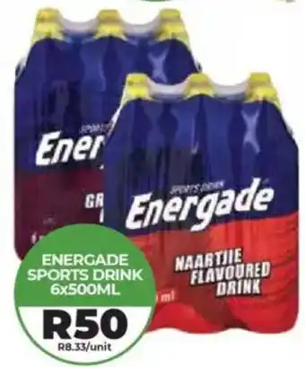 1UP Energade sports drink offer