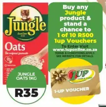 1UP Jungle Oats offer
