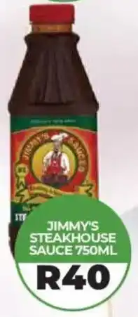 1UP Jimmy's steakhouse sauce offer