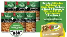 1UP Rhodes Baked Beans offer