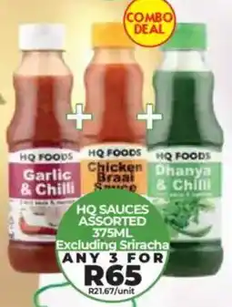 1UP Hq sauces assorted offer