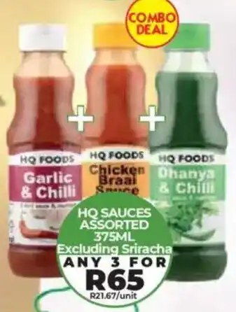 1UP Hq sauces assorted offer