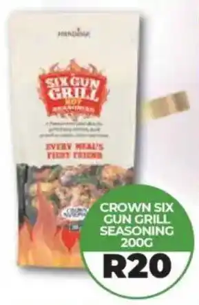1UP Crown six gun grill seasoning offer
