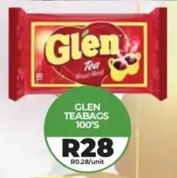 1UP Glen teabags offer