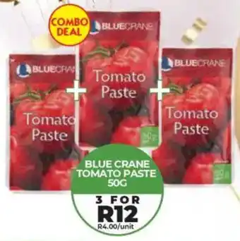 1UP Blue crane tomato paste offer