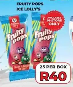 1UP Fruity pops ice lolly's offer