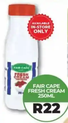 1UP Fair cape fresh cream offer