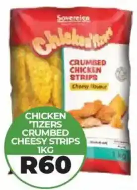1UP Chicken'tizers crumbed cheesy strips offer