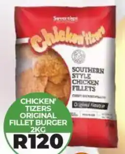 1UP Chicken'tizers original fillet burger offer