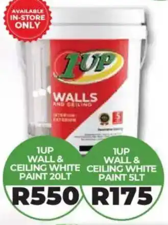1UP 1up wall & ceiling white paint offer