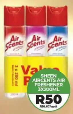 1UP Sheen aircents air freshener offer