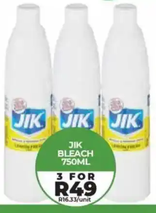 1UP Jik bleach offer