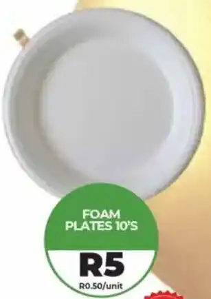 1UP Foam plates offer