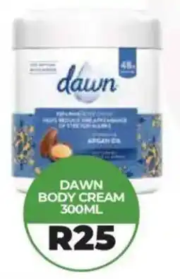 1UP Dawn body cream offer