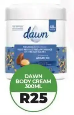 1UP Dawn body cream offer
