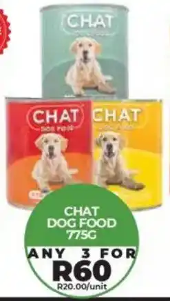 1UP Chat dog food offer