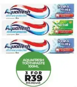 1UP Aquafresh toothpaste offer