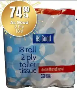 Super Save As Good 2 Ply offer
