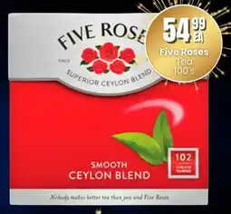 Super Save Five Roses Tea offer