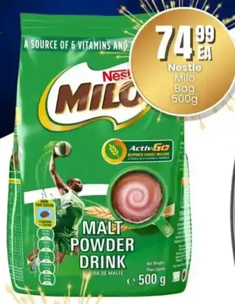 Super Save Nestle Milo Bag offer