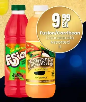 Super Save Fusion/ Carribean Concentrate Assorted offer