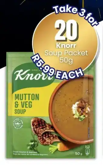 Super Save Knorr Soup Packet offer