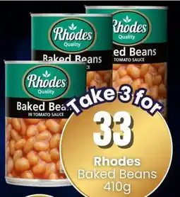 Super Save Rhodes Baked Beans offer