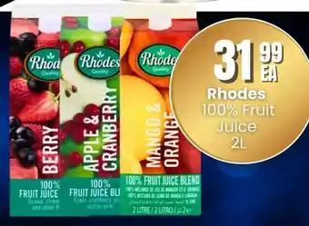 Super Save Rhodes 100% Fruit Juice offer