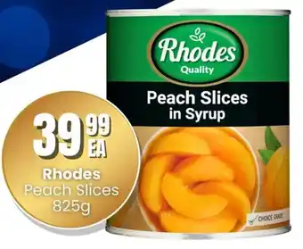 Super Save Rhodes Peach Slices offer