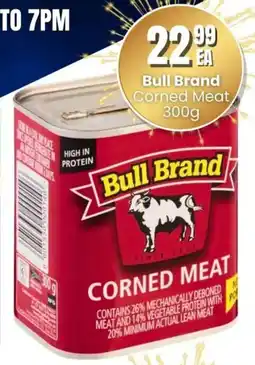 Super Save Bull Brand Corned Meat offer