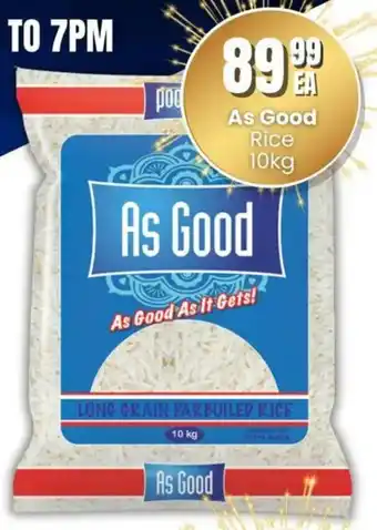 Super Save As Good Rice offer