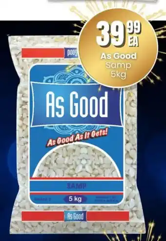 Super Save As Good Samp offer