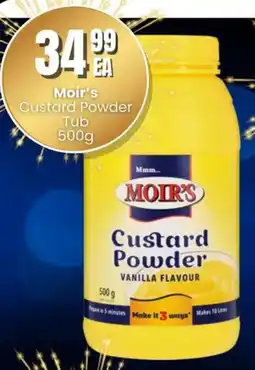 Super Save Moir's Custard Powder Tub offer