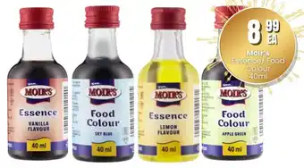 Super Save Moir's Essence/ Food Colour offer