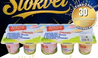 Super Save Spring Meadow Yoghurt offer