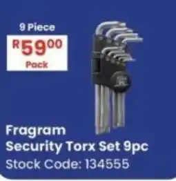Africa Cash and Carry Fragram Security Torx Set offer