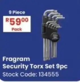 Africa Cash and Carry Fragram Security Torx Set offer