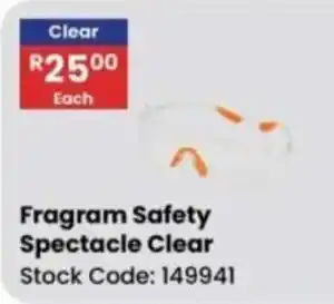 Africa Cash and Carry Fragram Safety Spectacle Clear offer