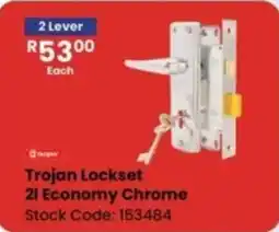 Africa Cash and Carry Trojan Lockset 2l Economy Chrome offer