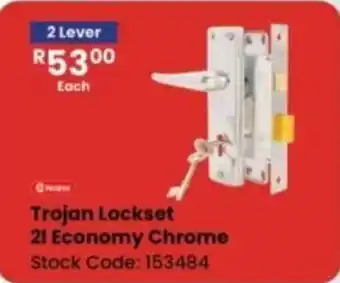 Africa Cash and Carry Trojan Lockset 2l Economy Chrome offer