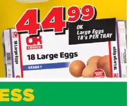 OK Grocer OK Large Eggs offer