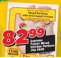 OK Grocer Supreme Frozen Mixed Chicken Portions offer