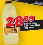 OK Grocer Crystal Valley Full Cream Maas offer