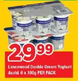 OK Grocer Lancewood Double Cream Yoghurt Asstd. offer