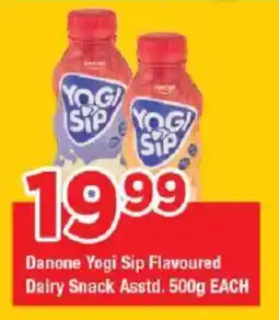OK Grocer Danone Yogi Sip Flavoured Dairy Snack Asstd. offer