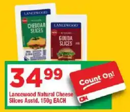 OK Grocer Lancewood Natural Cheese Slices Asstd. offer